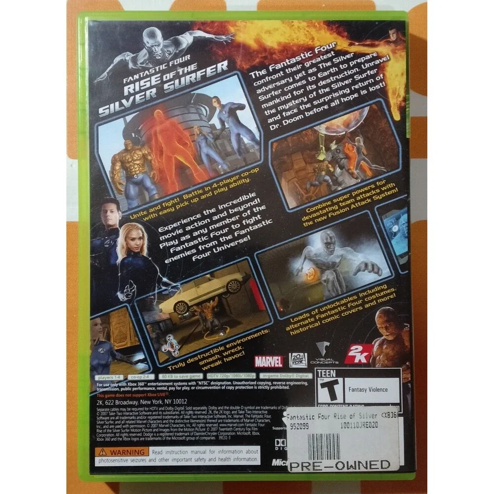 Fantastic Four Rise of the Silver Surfer (Xbox 360)